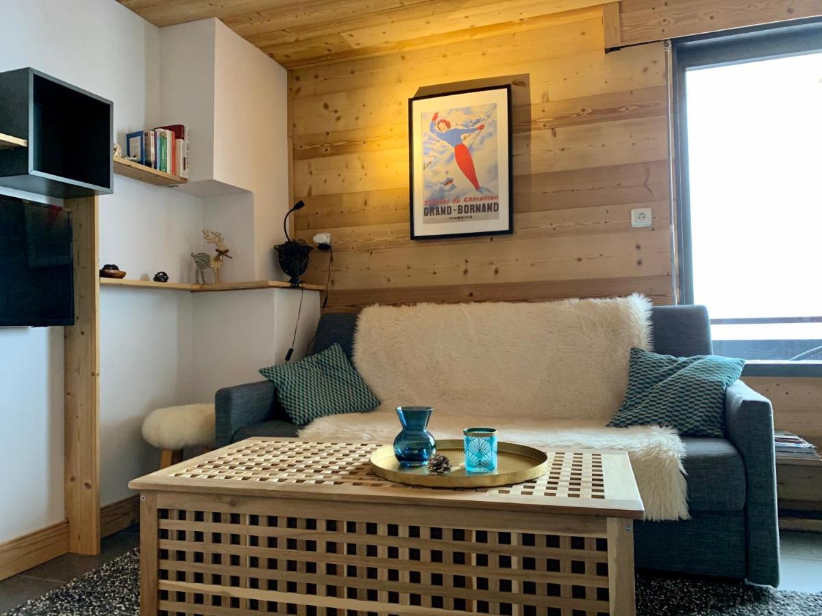 Bel Appartement Avec Vue Exceptionnelle Le Grand-Bornand Exteriör bild