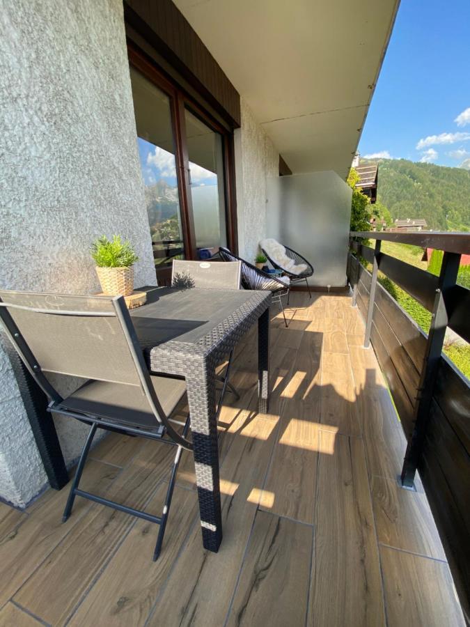 Bel Appartement Avec Vue Exceptionnelle Le Grand-Bornand Exteriör bild